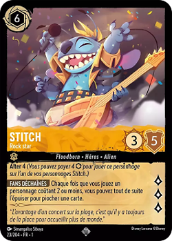 Lorcana - Stitch - Rock star - Premier Chapitre - MINT/NMINT - FR - Image 1