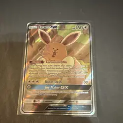 Pokemon Eevee GX Promo Holo SM233 Basic Pokemon TCG Card Stock - Image 1