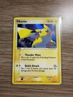 Pokemon TCG Holon Phantoms Pikachu Reverse Holo Stamped Card 78/110 - Image 1