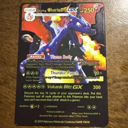 Pokemon Shining Charizard GX Full Art Holo Card 2019 English Stage 2 - Image 2