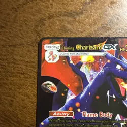 Pokemon Shining Charizard GX Full Art Holo Card 2019 English Stage 2 - Image 3