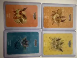 2023 Pokemon Funism Eevee + Evolutions Lenticular 3D Card Set - Image 2