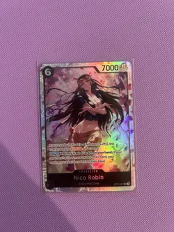 One Piece Card Game Nico Robin OP12-087 Super Rare English - Image 1