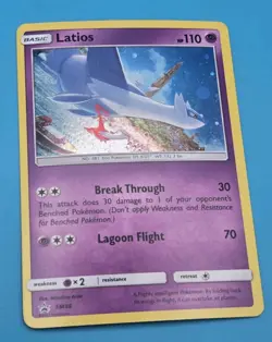 Latios #SM88 - Sun & Moon Black Star Promo - Cosmos Holo Pokemon Card - Image 1