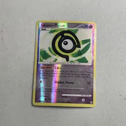 Pokemon TCG 2007 Diamond & Pearl Base Card -- Unown 67/130 Reverse Holo - Image 1