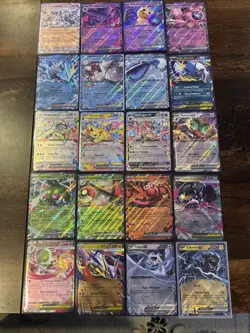 Pokemon TCG Double Rare EX Lot- 20 Cards Scarlet & Violet &Mega Evolution - Image 1