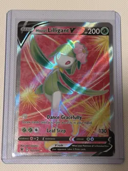 Hisuian Lilligant V 162/189 Astral Radiance Ultra Rare Holo Pokemon TCG Card NM - Image 1