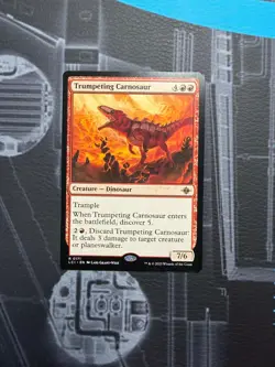 Trumpeting Carnosaur The Lost Caverns of Ixalan Rare - Image 1