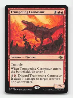 Trumpeting Carnosaur The Lost Caverns of Ixalan #171 Rare - Image 1