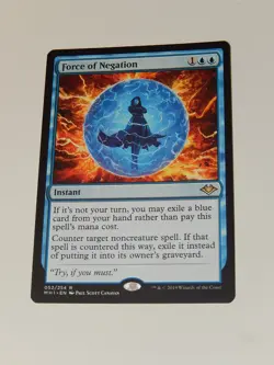 MTG Magic The Gathering Force of Negation Modern Horizons NM MINT! - Image 1