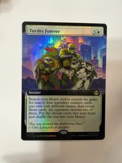 Turtles Forever (Extended Art FOIL) - MTG: Teenage Mutant TMNT - SHIPS NOW! - Image 1