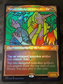 Meria Scholar of Antiquity Showcase FOIL ,Dominaria United ,NM,MTG,FREE SHIPPING - Image 1