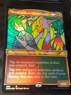 Meria Scholar of Antiquity Showcase FOIL ,Dominaria United ,NM,MTG,FREE SHIPPING - Image 2