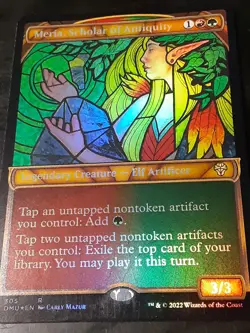 Meria Scholar of Antiquity Showcase FOIL ,Dominaria United ,NM,MTG,FREE SHIPPING - Image 3