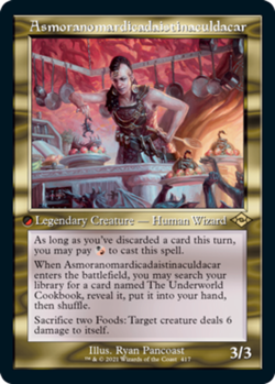 1x Asmoranomardicadaistinaculdacar - Foil - Retro Frame Light Play MTG Magic - K - Image 1