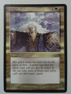The Lady of the Mountain *Uncommon* Magic MtG x1 Legends SP - Image 1