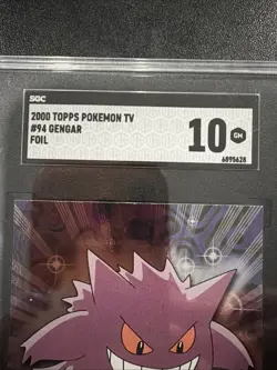 Topps 2000 Pokemon Gengar TV Series #94 Sgc 10 - Image 3