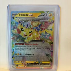 Pikachu ex 057/191 Sv08: Pokemon TCG Surging Sparks Holo Never Played - Image 1