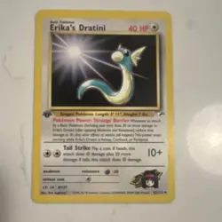 Pokemon Erika's Dratini Gym Heroes 1st Edition 42/132 40 HP Uncommon Regular En… - Image 1