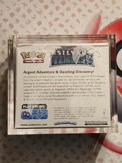 Pokemon TCG Sword & Shield Silver Tempest Booster Box Sealed w/ Acrylic - Image 3