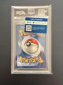 Pokemon Raikou Gold Star EX Unseen Forces #114 PSA 1 - Image 2