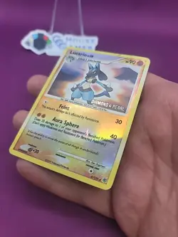 Pokemon Lucario Lv. 30 6/130 Stamped Reverse Holo Diamond & Pearl *CCGHouse* - Image 4