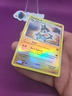 Pokemon Lucario Lv. 30 6/130 Stamped Reverse Holo Diamond & Pearl *CCGHouse* - Image 5