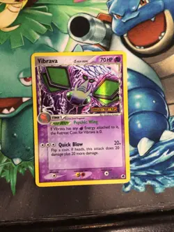 Pokemon TCG Vibrava EX Dragon Frontiers 24/101 Regular Rare - Image 1