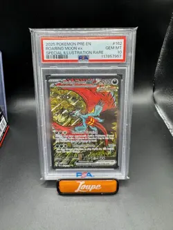 2025 POKEMON PRE EN-PRISMATIC EVOLUTIONS #162 ROARING MOON EX PSA 10 - Image 1