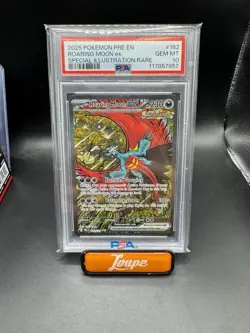 2025 POKEMON PRE EN-PRISMATIC EVOLUTIONS #162 ROARING MOON EX PSA 10 - Image 2