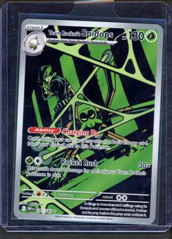 Team Rocket's Spidops #187 Pokemon Destined Rivals - Image 1