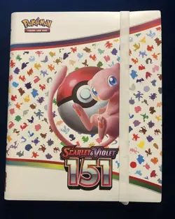 Pokemon SV 151 Base Set Binder w/ Reverses, Holo Energy, Promos - Image 1