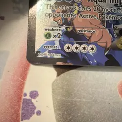 Pokemon Team Aqua's Kyogre EX Double Crisis Ultra Rare Holo 6/34 190 HP - Image 4