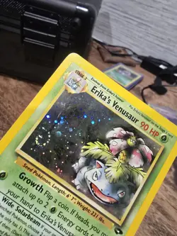 Pokemon Erika's Venusaur Gym Challenge Holo Rare Unlimited 4/132 English - Image 2