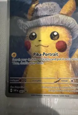 Pokemon Pikachu with Grey Felt Hat Van Gogh 085 Sv: Scarlet & Violet - Image 2