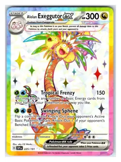 Pokemon TCG - Alolan Exeggutor ex - SV08: Surging Sparks 225/191 Ultra Rare - Image 1