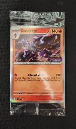 Pokemon TCG: Phantasmal Flames - STAFF Prerelease Promos (Sealed Set of 4) - Image 1