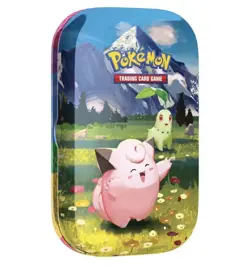 Pokemon TCG: Mega Evolution—Ascended Heroes Mini Tin: Clefairy & Chikorita ✨ - Image 1