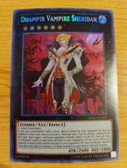Dhampir Vampire Sheridan - DASA-EN007 - LP - Secret Rare - Unlimited - Image 1