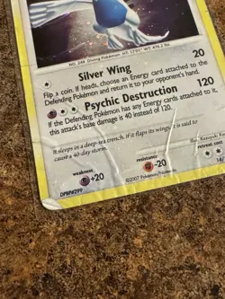 Lugia LV. 43 Pokemon Holo Rare Card 14/132 Secret Wonders Series HP-DMG - Image 3