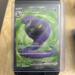 Arbok EX Ultra Rare SV Scarlet & Violet 151 Card 185/165 NM Pokemon TCG - Image 1