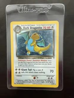 Pokemon TCG Dark Dragonite Holo Card (LP) 5/110 Legendary Collection 2002 - Image 1