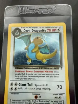 Pokemon TCG Dark Dragonite Holo Card (LP) 5/110 Legendary Collection 2002 - Image 2