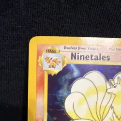 Pokemon TCG Ninetales Holo Rare Card 12/102 Base Set 1999 Wizards - Image 2