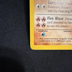 Pokemon TCG Ninetales Holo Rare Card 12/102 Base Set 1999 Wizards - Image 5