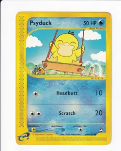 Pokemon TCG Aquapolis Psyduck Card Vintage 104/147 Non-Holo - Image 1
