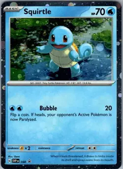 Squirtle - (Cosmos Holo) 048 Promo SV: Scarlet & Violet Promo Cards NM - Image 1