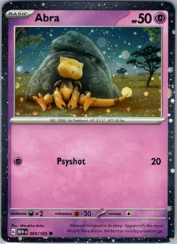 Abra - (Cosmos Holo) 063/165 Promo Miscellaneous Cards & Products NM - Image 1