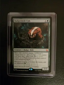 Magic: The Gathering Badgermole Cub TLA 0167 Non-Foil - Image 1