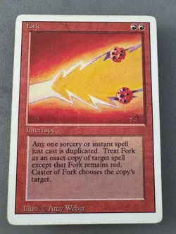 Fork MtG Revised—Heavily Played Good—Vintage Magic: the Gathering—RESERVE LIST - Image 1